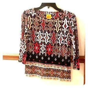 Ruby Rd, size S, casual 3/4 sleeve shirt